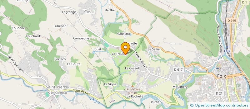 localisation de l'entreprise CHEZ ALAIN à COS