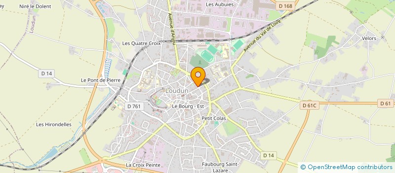 localisation de l'entreprise CHEZ ALBERT  LOUDUN