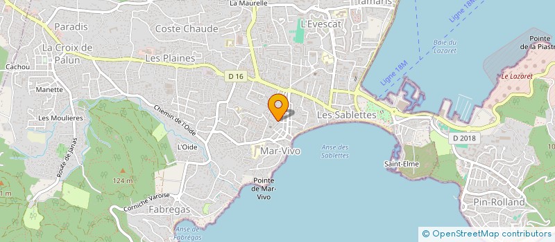 localisation de l'entreprise CHEZ ALBERT à LA SEYNE-SUR-MER