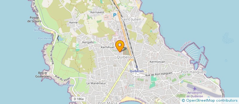 localisation de l'entreprise CHEZ ALEX à QUIBERON