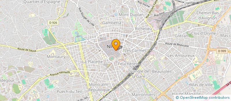 localisation de l'entreprise CHEZ ALEX  NIMES