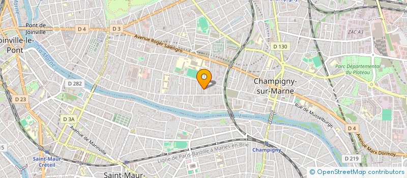 localisation de l'entreprise CHEZ ALEX à CHAMPIGNY-SUR-MARNE
