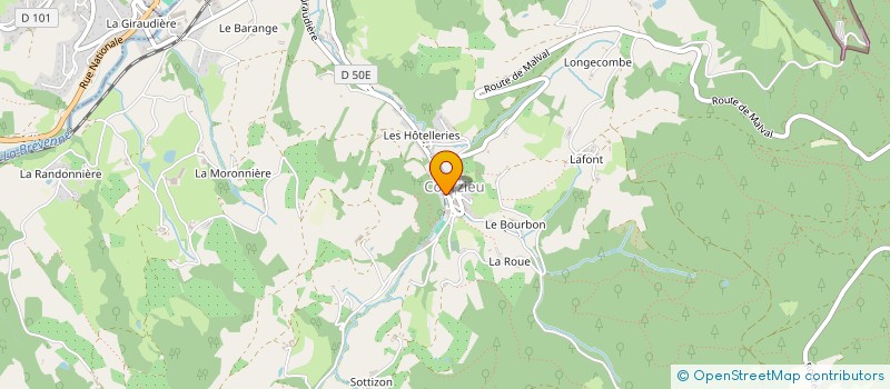 localisation de l'entreprise CHEZ ALEX ET NICO  COURZIEU