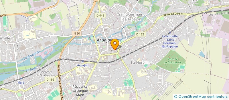 localisation de l'entreprise CHEZ ALI BABA à ARPAJON