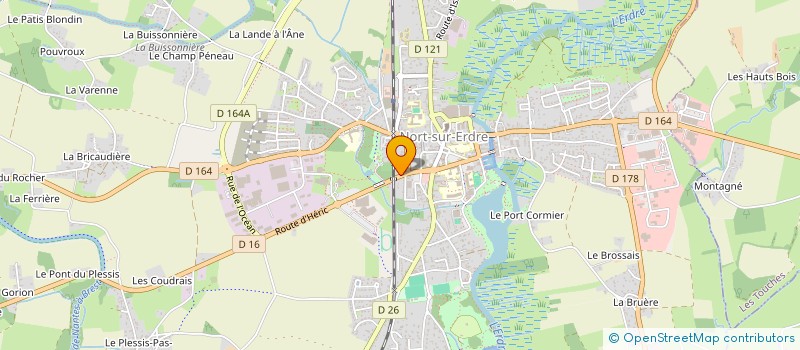 localisation de l'entreprise CHEZ ALICE à NORT-SUR-ERDRE