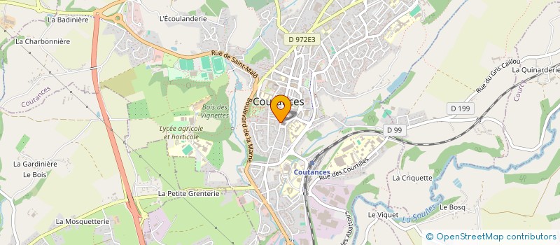 localisation de l'entreprise CHEZ AMELIE à COUTANCES