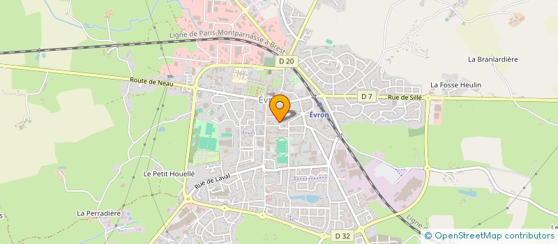 localisation de l'entreprise CHEZ AMLOKEV  EVRON