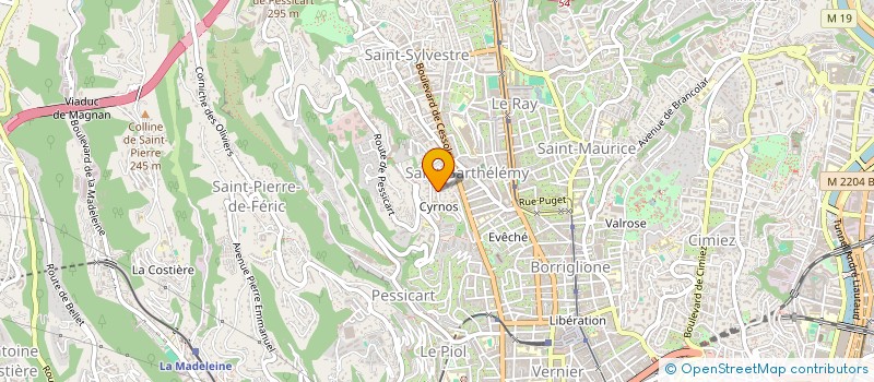 localisation de l'entreprise CHEZ ANDRE à NICE