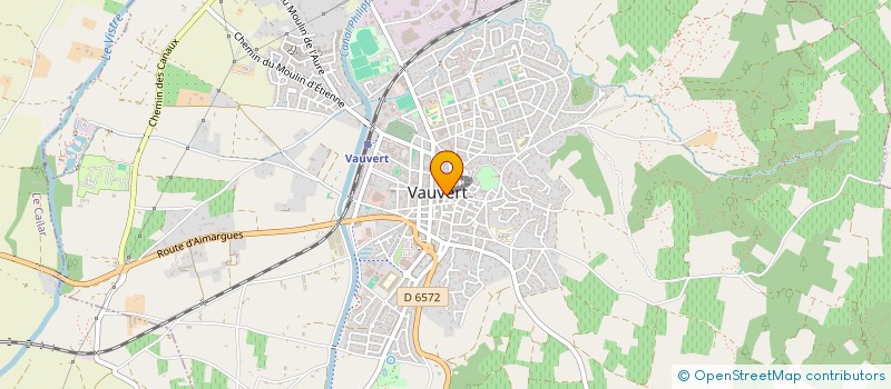 localisation de l'entreprise CHEZ ANDY & JESS  VAUVERT