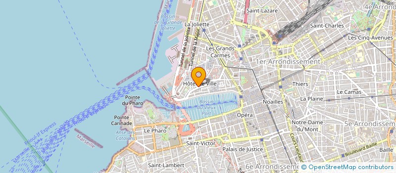 localisation de l'entreprise CHEZ ANGELE à MARSEILLE