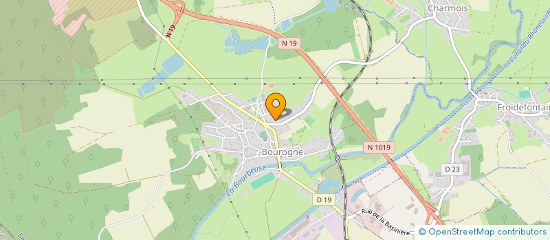 localisation de l'entreprise CHEZ ANGELE à BOUROGNE