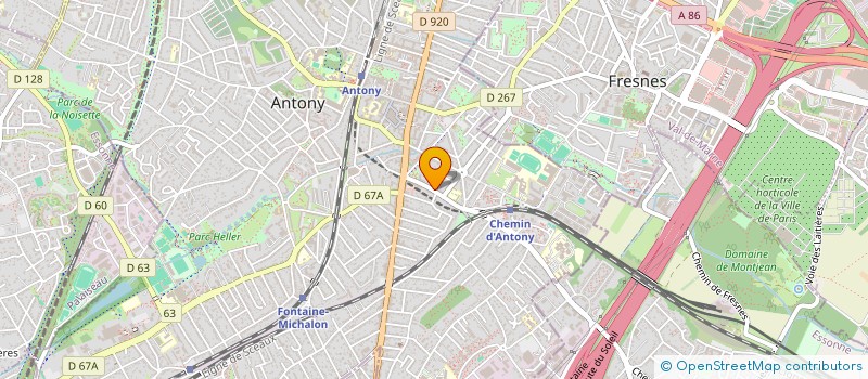 localisation de l'entreprise CHEZ ANGELINA à ANTONY