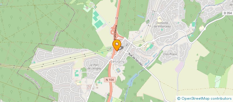 localisation de l'entreprise CHEZ ANTOINETTE  LESIGNY