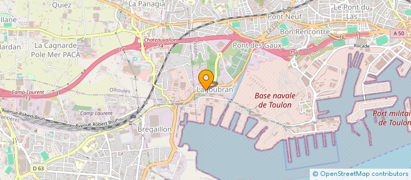 localisation de l'entreprise CHEZ ASFOUR  TOULON