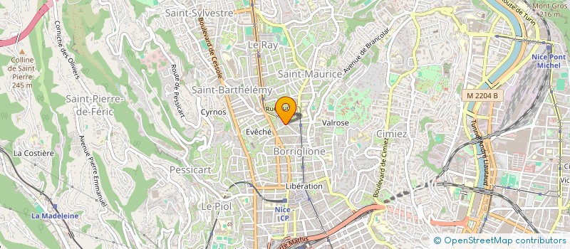 localisation de l'entreprise CHEZ ATHENA  NICE