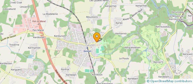 localisation de l'entreprise CHEZ AUDE & WILL  BAIN-DE-BRETAGNE