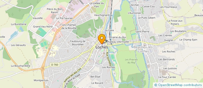 localisation de l'entreprise CHEZ AUGUSTIN  LOCHES