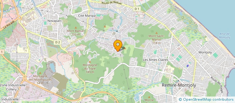 localisation de l'entreprise CHEZ AUNTIE  REMIRE-MONTJOLY