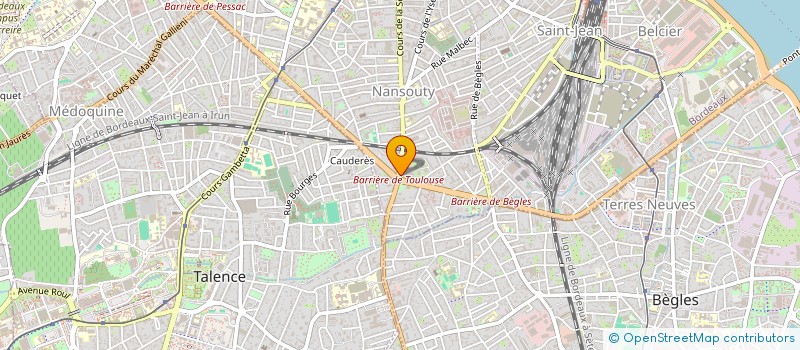 localisation de l'entreprise CHEZ AZIZOUNETTE à BORDEAUX