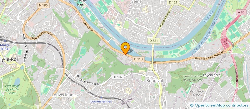 localisation de l'entreprise CHEZ B@BE à BOUGIVAL
