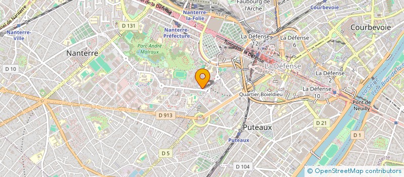 localisation de l'entreprise CHEZ BABA  NANTERRE