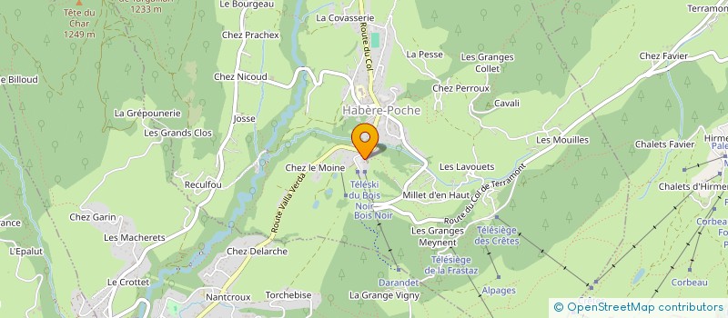 localisation de l'entreprise CHEZ BABAZE  HABERE-POCHE