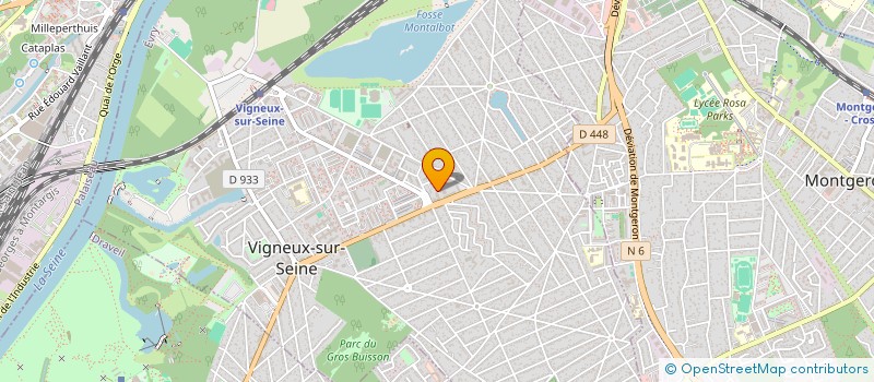 localisation de l'entreprise CHEZ BAK-BAK à VIGNEUX-SUR-SEINE
