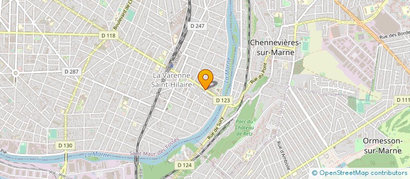 localisation de l'entreprise CHEZ BAR SANTE à SAINT-MAUR-DES-FOSSES