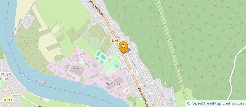 localisation de l'entreprise CHEZ BARBER IYAD  LE TRAIT