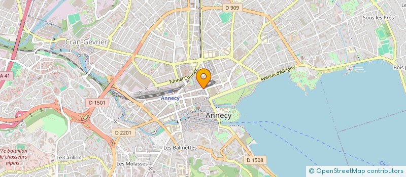 localisation de l'entreprise CHEZ BARNABE à ANNECY