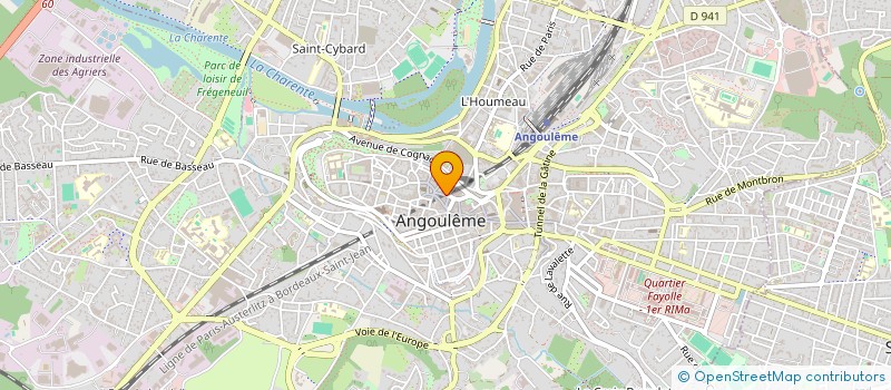 localisation de l'entreprise CHEZ BAUDOUIN à ANGOULEME