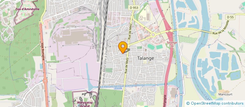 localisation de l'entreprise CHEZ BEKIM à TALANGE