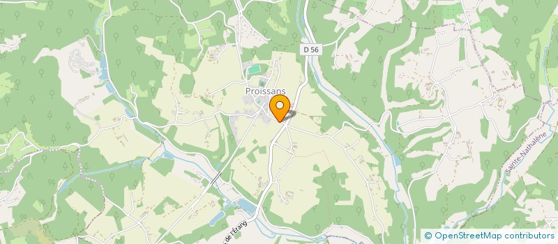 localisation de l'entreprise CHEZ BEL  PROISSANS
