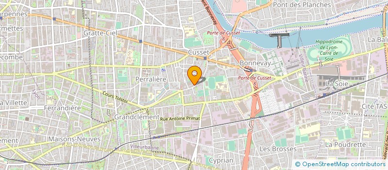 localisation de l'entreprise CHEZ BEN ET NICO à VILLEURBANNE
