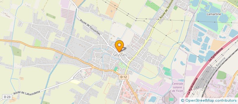 localisation de l'entreprise CHEZ BENJAMIN RESTAURANT  SEYSSES