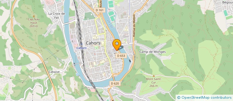 localisation de l'entreprise CHEZ BENOIT  CAHORS