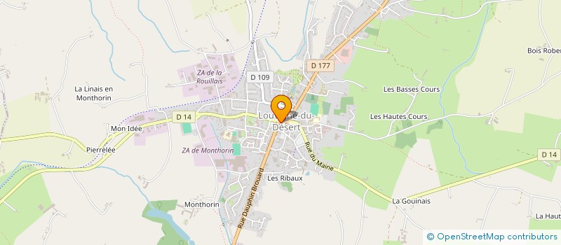 localisation de l'entreprise CHEZ BENOIT à LOUVIGNE-DU-DESERT