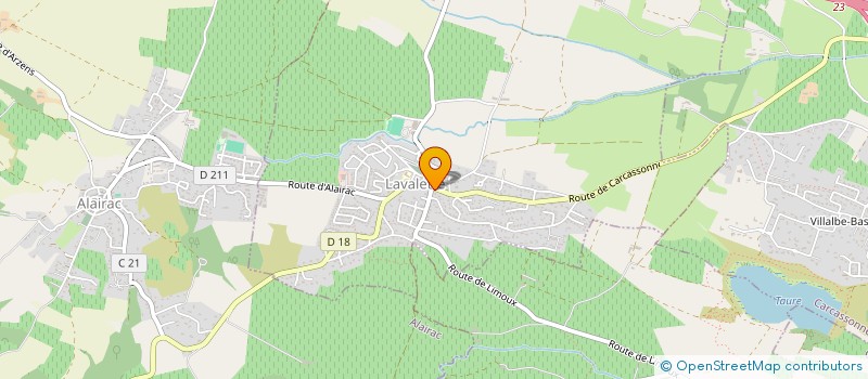 localisation de l'entreprise CHEZ BENOIT  LAVALETTE