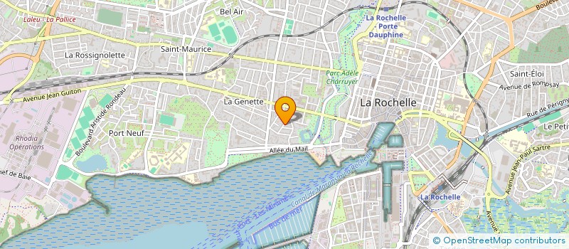 localisation de l'entreprise CHEZ BERTRAND  LA ROCHELLE