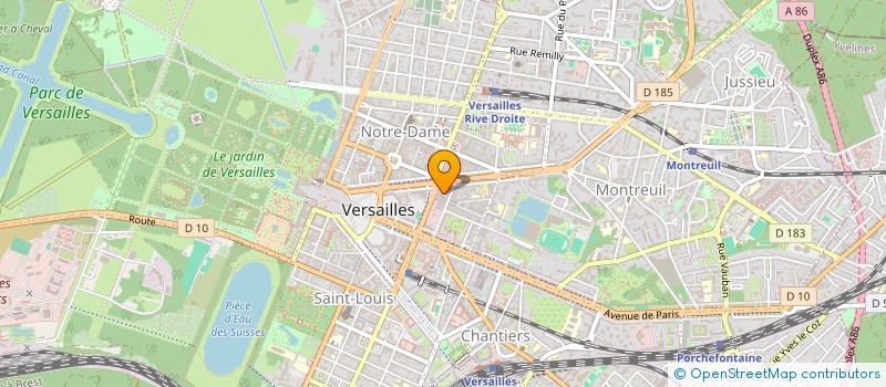 localisation de l'entreprise CHEZ BICHETTE à VERSAILLES