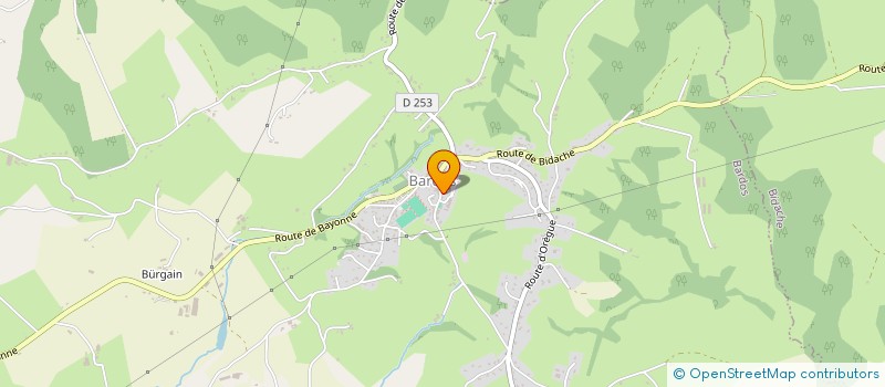 localisation de l'entreprise CHEZ BIXENTE  BARDOS