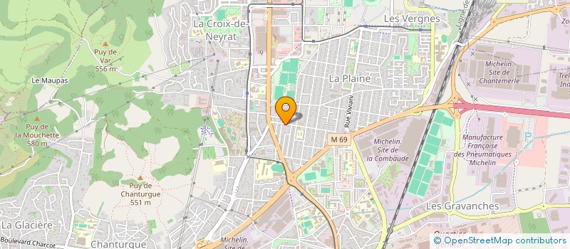 localisation de l'entreprise CHEZ BL  CLERMONT-FERRAND