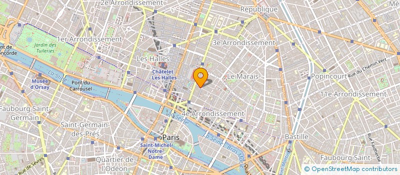 localisation de l'entreprise CHEZ BOGATO à PARIS