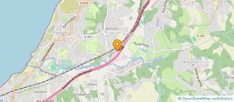 localisation de l'entreprise CHEZ BOLETO à BIDART