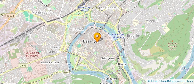 localisation de l'entreprise CHEZ BON à BESANCON
