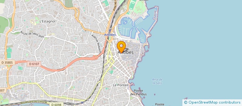 localisation de l'entreprise CHEZ BON PRIMEUR  ANTIBES