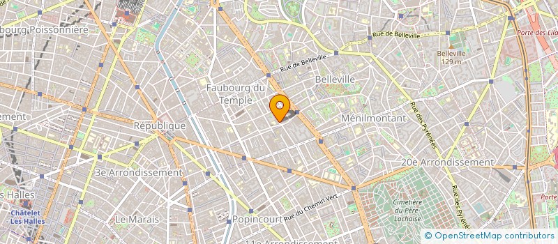 localisation de l'entreprise CHEZ BOUDOU  PARIS