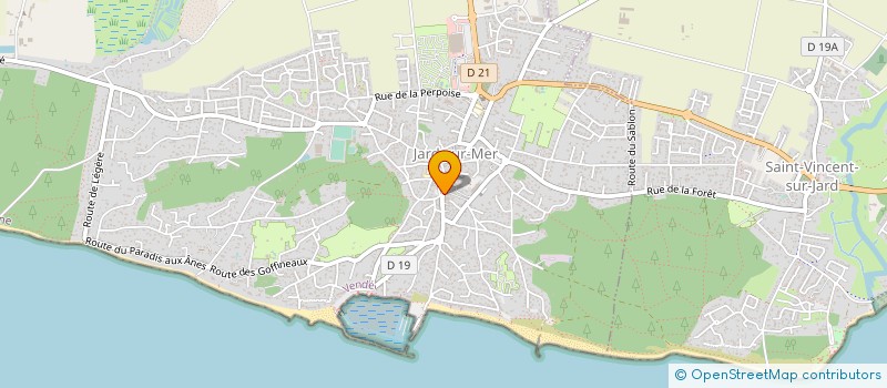 localisation de l'entreprise CHEZ CAILLOUX  JARD-SUR-MER