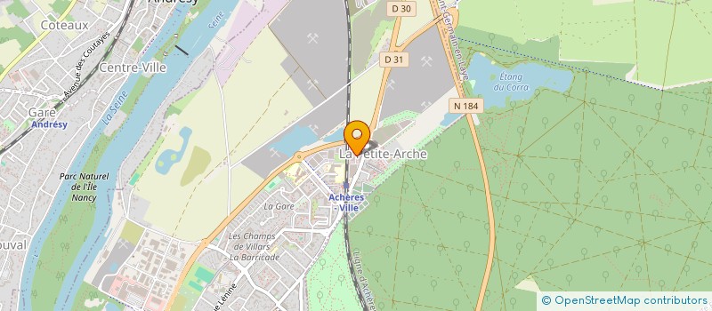 localisation de l'entreprise CHEZ CAMEL à ACHERES