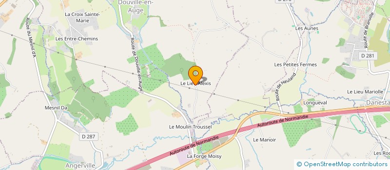 localisation de l'entreprise CHEZ CARLA  ANGERVILLE